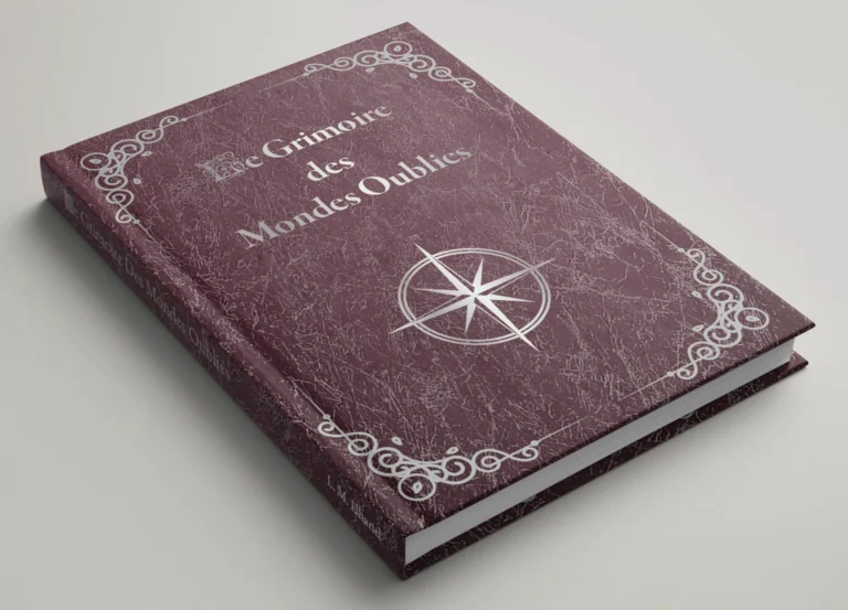 mise en page grimoire des mondes oubliés