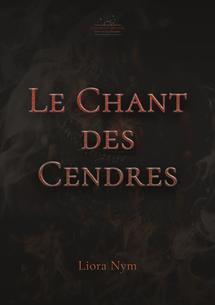 Mise en couverture du roman fantasy le chant des cendres