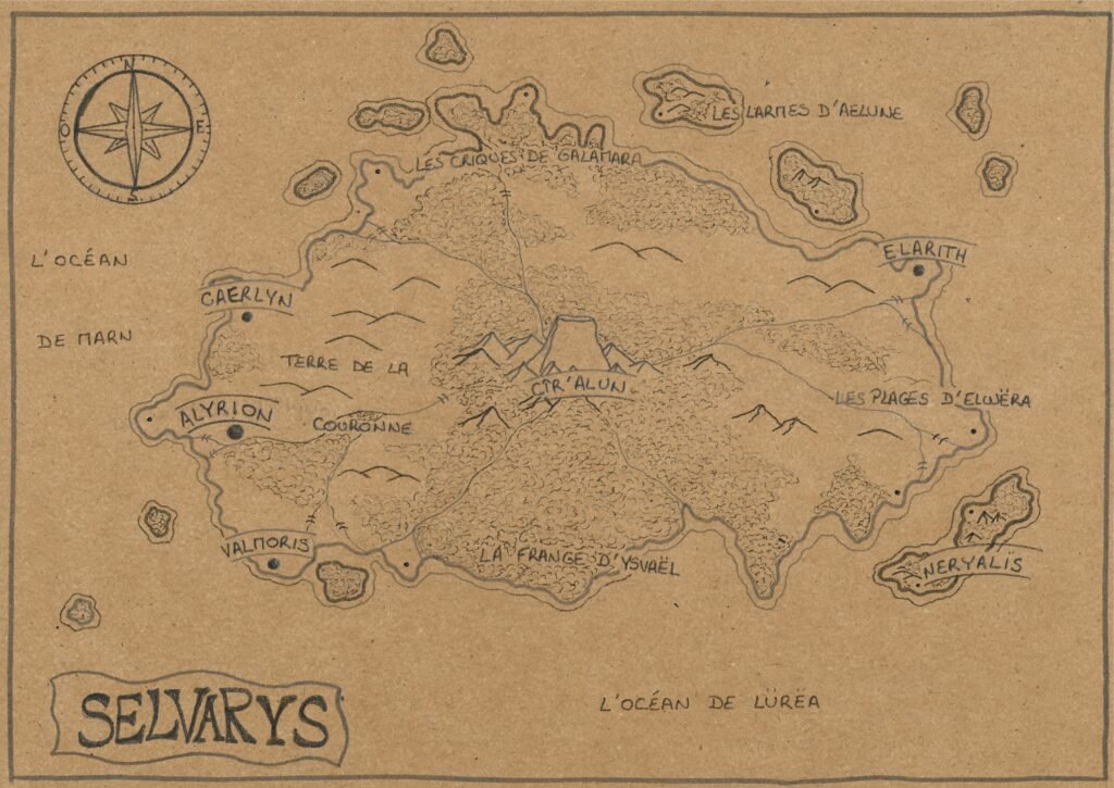 carte fantasy roman univers fictif